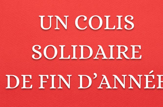 Colis solidaire de fin d’année