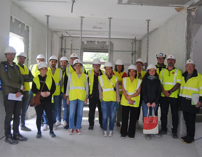 Maison de Santé : Visite du chantier
