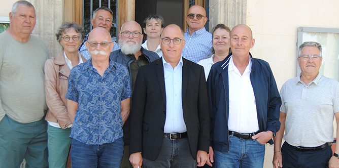 Visite du sénateur Jean-Yves Roux