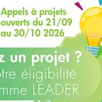LEADER : de nouveaux appels à projets